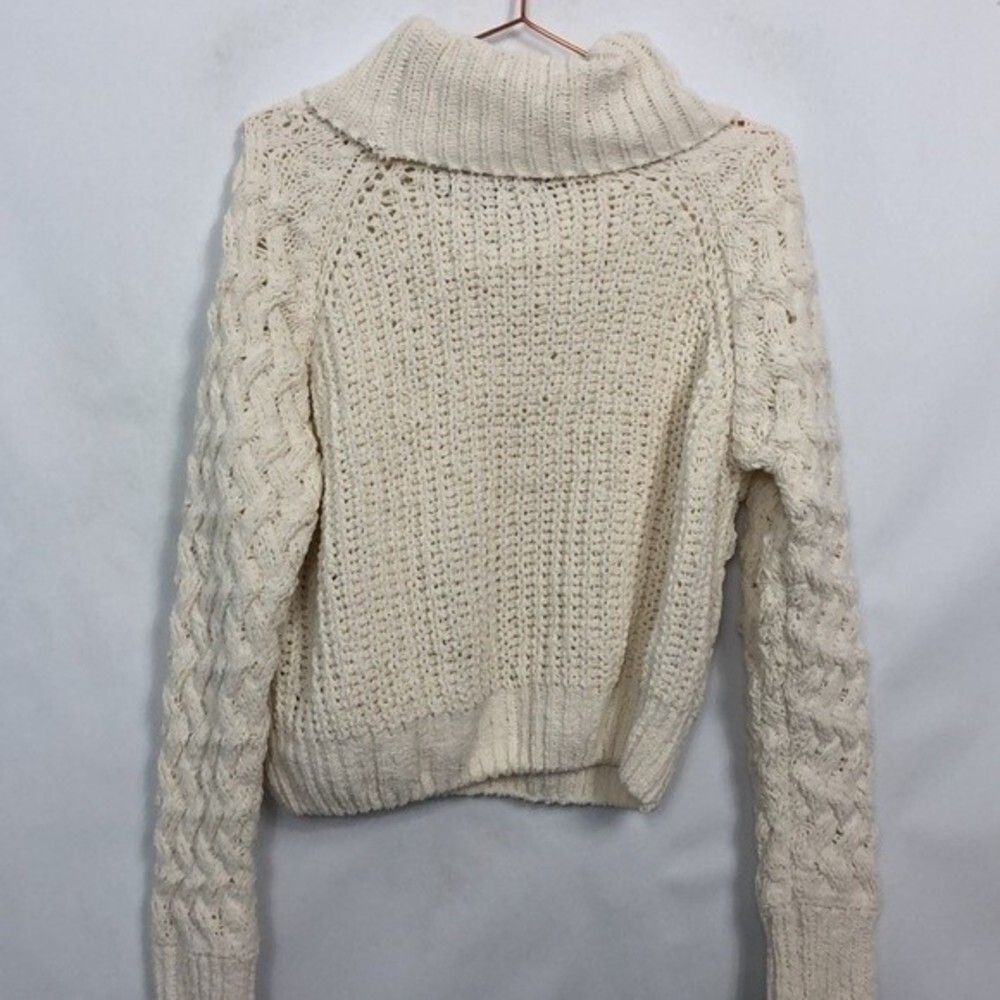 Kendall+Kylie Black Label Cowl-Neck White Soft Sweater Like New Condition Large - Picture 6 of 6